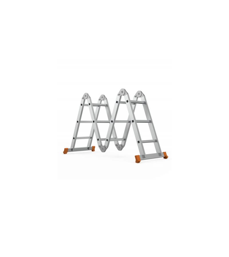 Multi-folding metal ladder 5*5-page. 5.80m ZIGANA