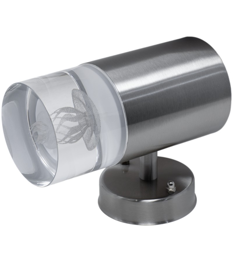 Outdoor lighting LED wall LO-28 nickel