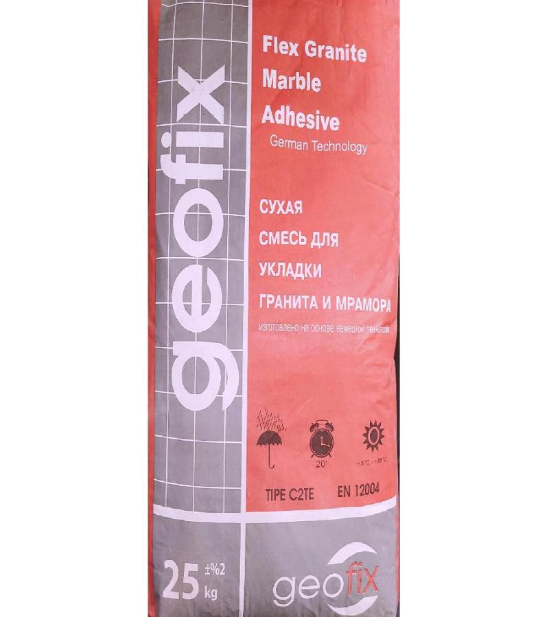 ფისოვანი ცემენტი 25კგ  GEOFIX  (გრანიტის და მარმარილოს)