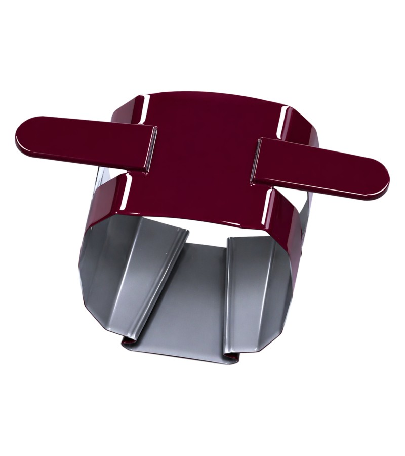 Rolled Dropper Pipe Clamp (Red)