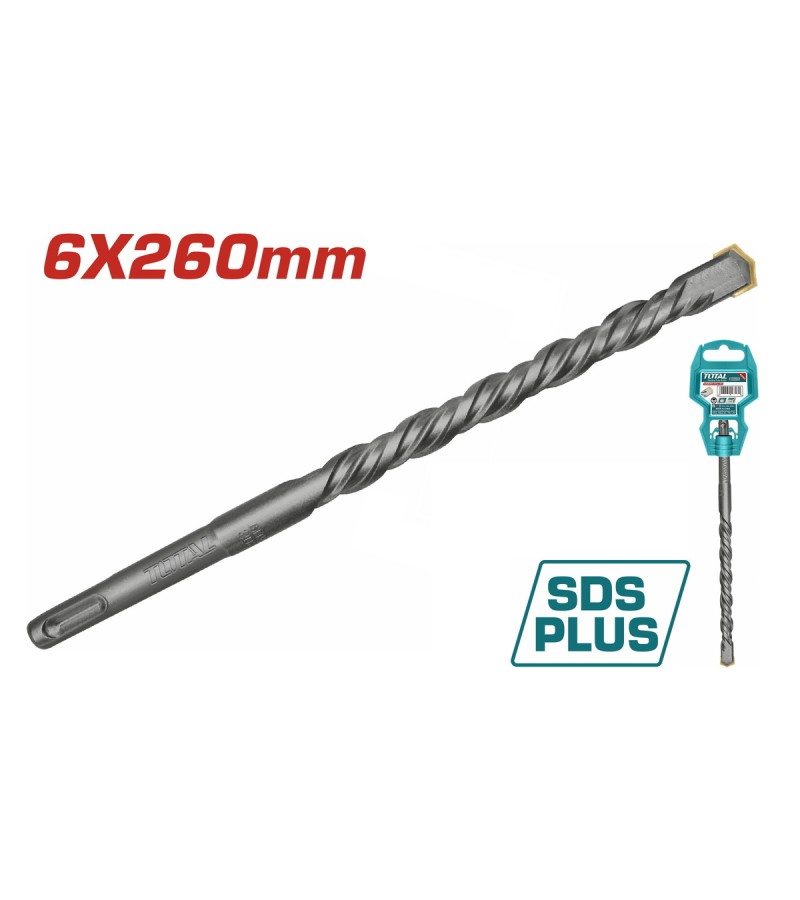 Сверло Перфоратор Пабедит 6*260мм #TAC310604 TOTAL