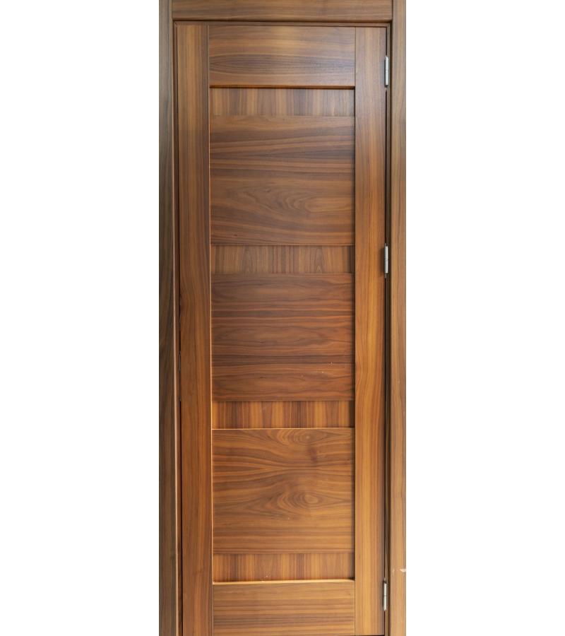 კარი შეღებილი მდფ  V1-005DM  ზომა. 219*87*12სმ  ფერი. NATURAL AMERIKAN CEVIZ   მწარ. VIENA