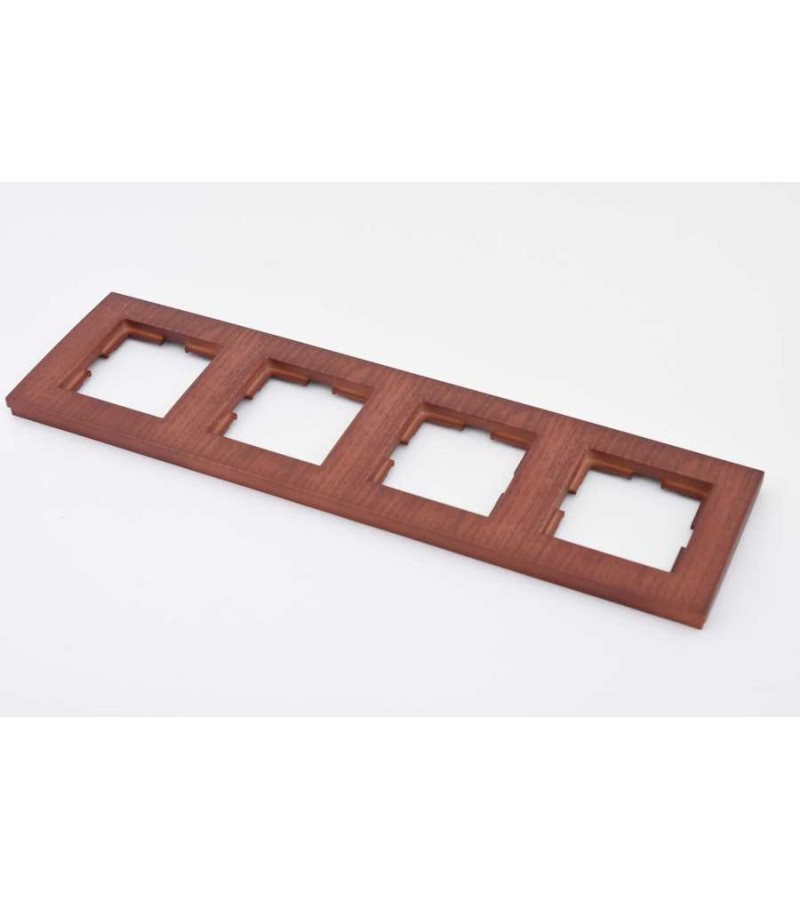 Switch-rosette edge VIKO Novella Kiraz 4 red