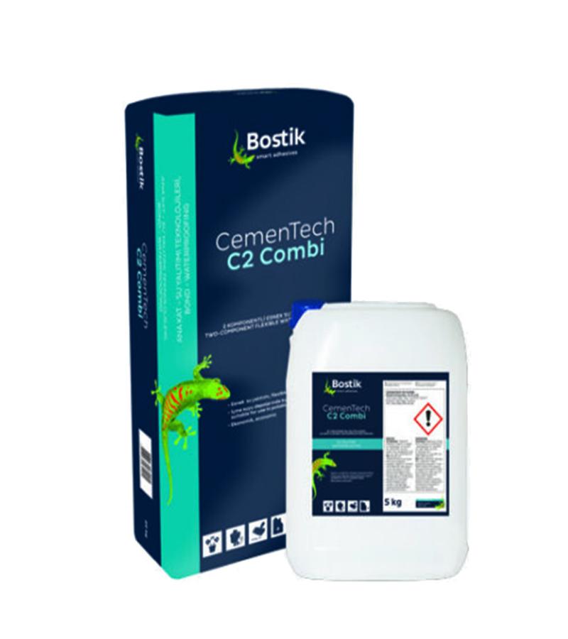 წყალდამცავი შემადგენლობა CemenTech C2 Combi . A+B კომპ.  (20კგ+5კგ)  25კგ     BOSTIK