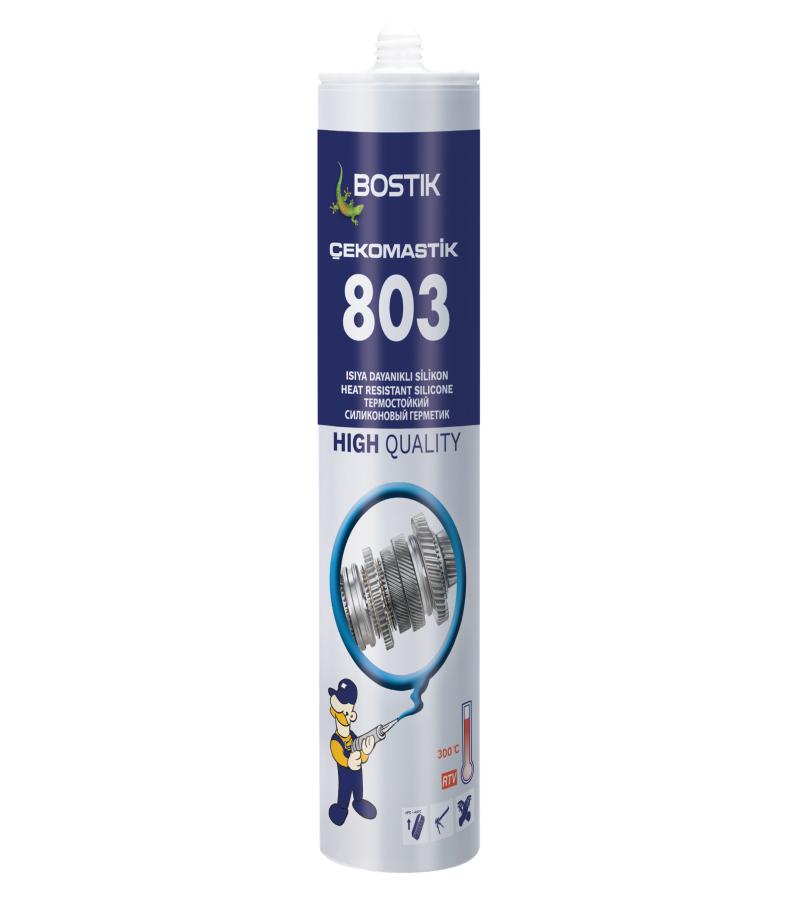 სილიკონი ცეცხლგამძლე  Cekomastik 803  წითელი  45 გრ  BOSTIK
