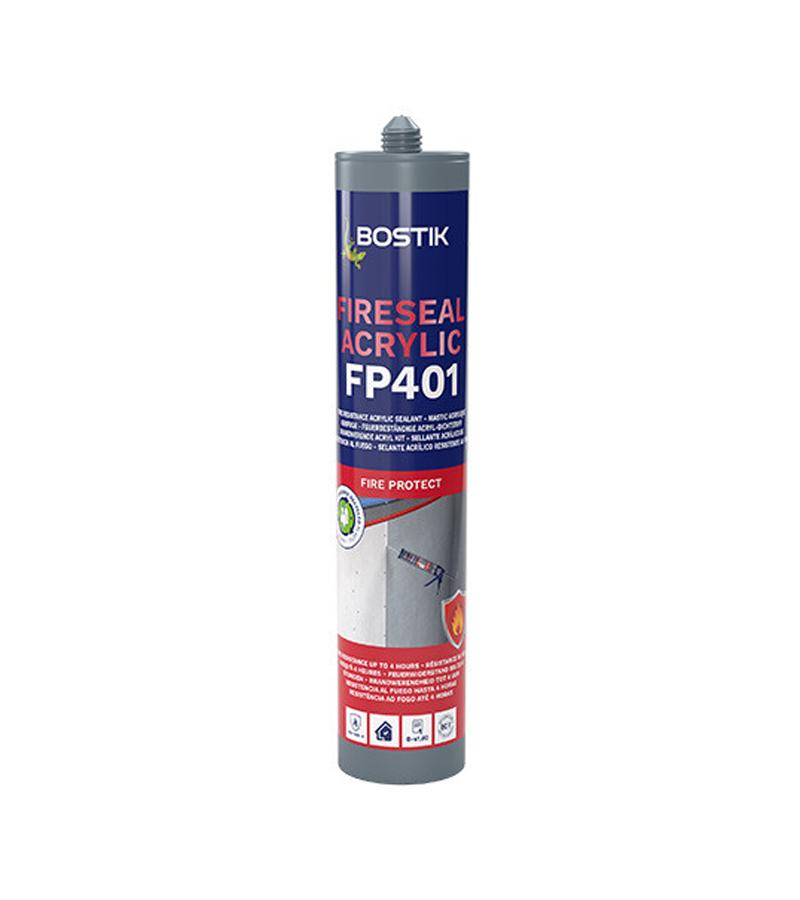 სილიკონი ცეცხლგამძლე აკრილის  FP 401  Fireseal  თეთრი  310 მლ  BOSTIK