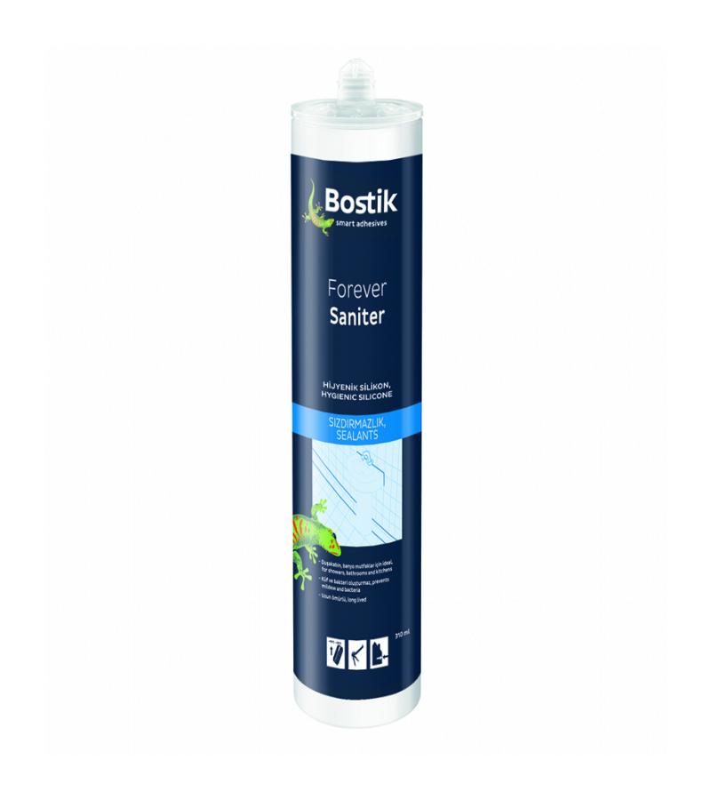 ჰიგიენური სილიკონი ForeverSaniter  #8282.22  გამჭირვალე 310 მლ  BOSTIK