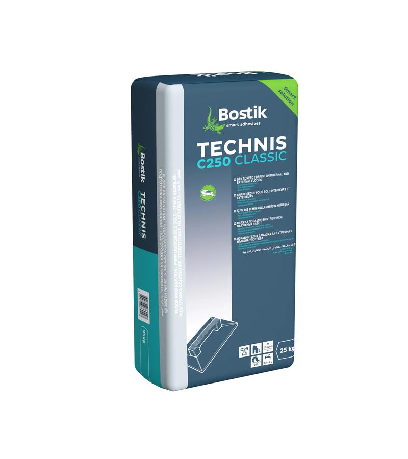 მინარევი მოჭიმული იატაკისთვის  TECHNIS C250  25კგ.     BOSTIK