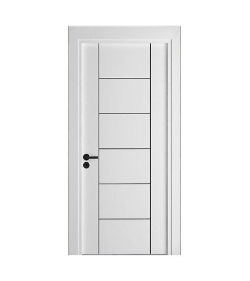 კარი  F02  ზომა. 80*208   ფერი. WHITE  Black Lined  მწარ. ANADOORIA