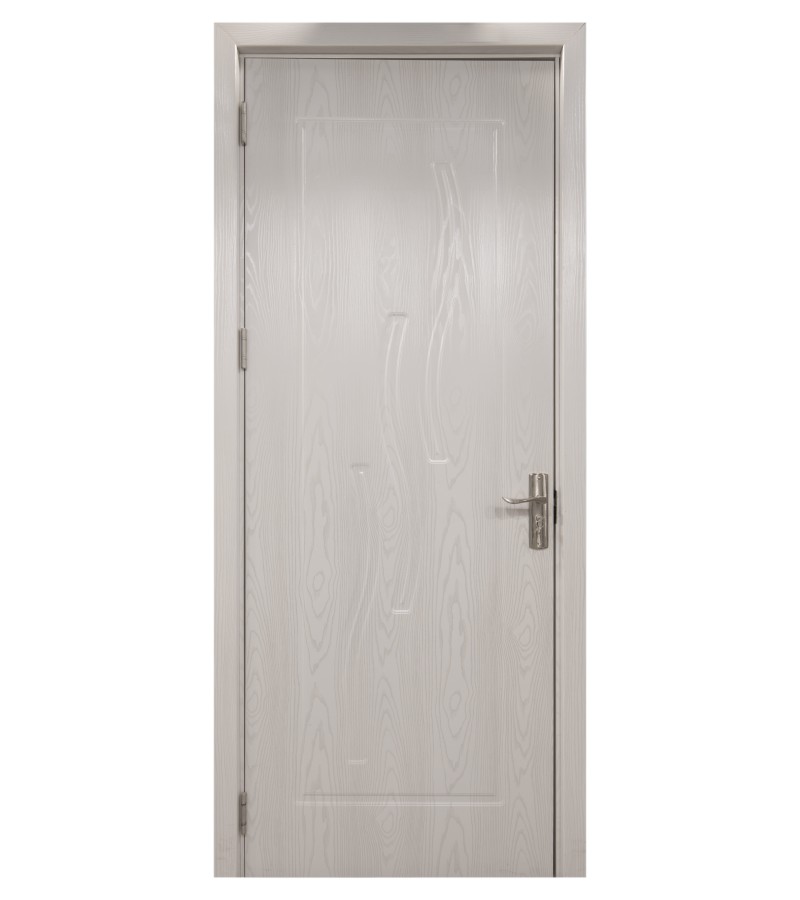 Дверь ламинированная ОП-092 размер 205*70*4 цвет Белый жемчуг (АКС-021)