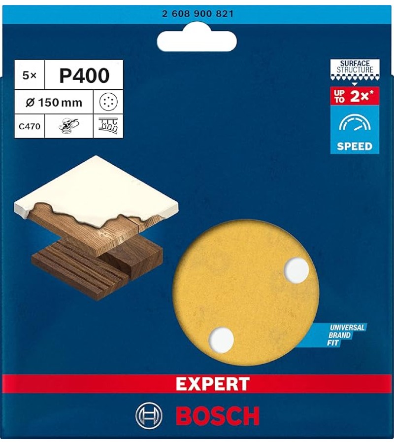 Zumfara ring to be glued (5 pcs) 150 mm K400 #2608605093 bitter. BOSCH