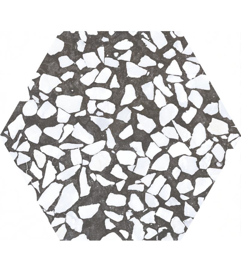 კერამ. ფილა  RIAZZA  HEX  NERO   23.2X26.7  CIFRE  S.L.