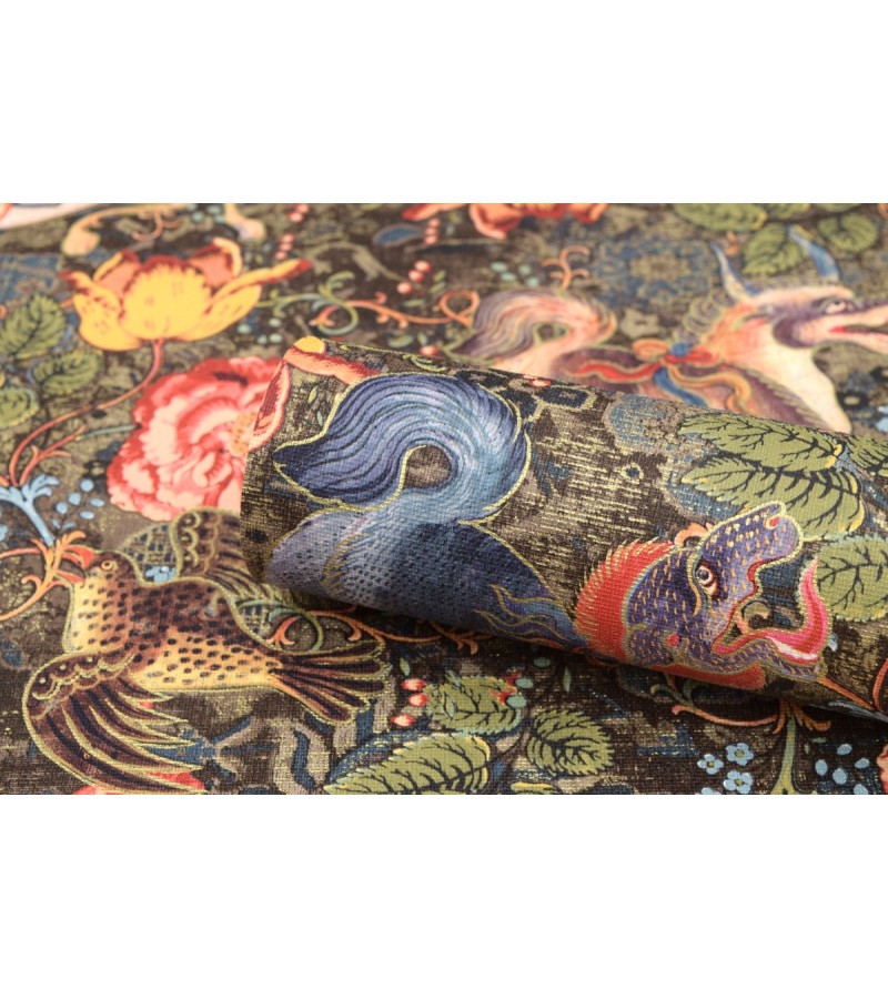 Wallpaper on the basis of vinyl flizelin # 60550-06 DRAGON 1.06*10 mt. Erismann