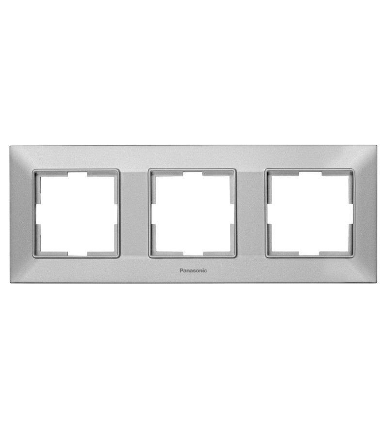 Выключатель-розетка торцевая Arkadia Slim 3 SILVER WNTF08032SL-EU1 Panasonic