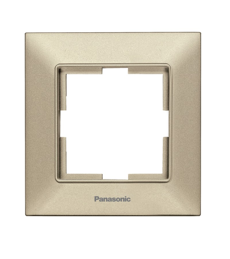 ჩამრთველ-როზეტის კანტი  Arkadia Slim 1-ნი  BRONZ  WNTF08012BR-EU1 Panasonic