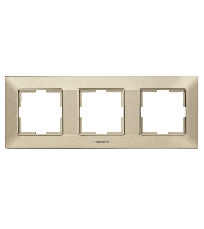 Выключатель-розетка торцевая Arkadia Slim 3 BRONZ WNTF08032BR-EU1 Panasonic