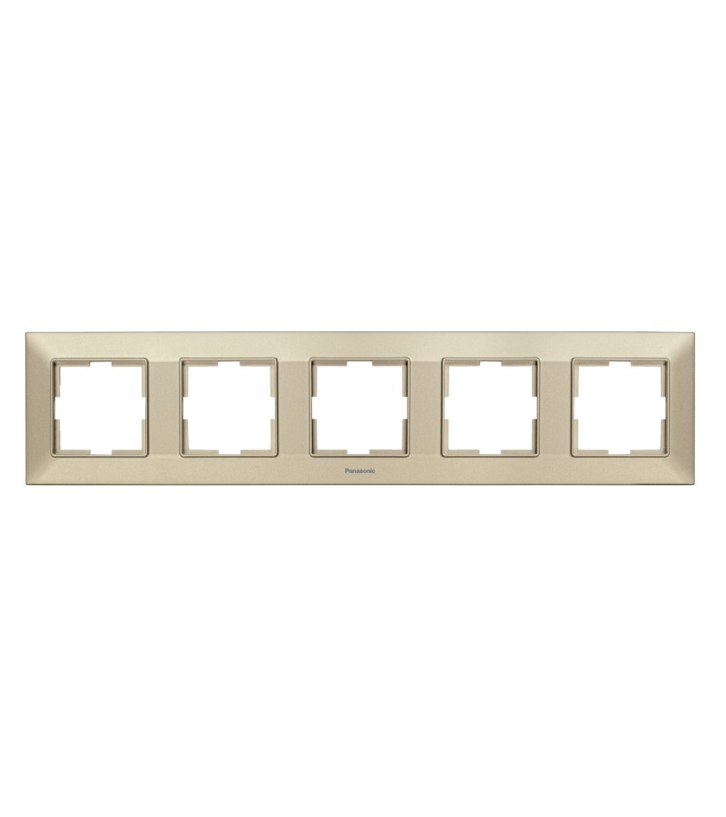 ჩამრთველ-როზეტის კანტი  Arkadia Slim 5-ნი  BRONZ   WNTF08052BR-EU1 Panasonic