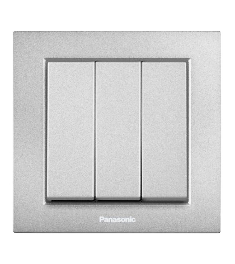 გადამრთველის მექანიზმი  3-ნი  KARRE  PLUS  SILVER  WKTT00152SL-EU1  Panasonic