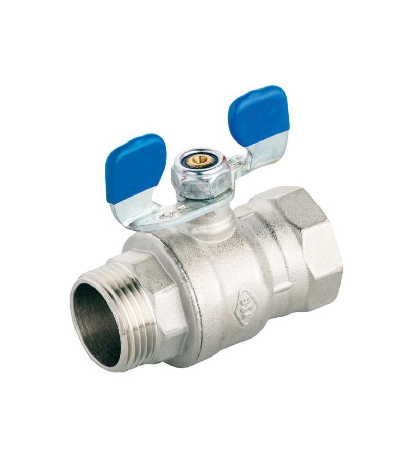 ვინტილი ბურთულა პეპელა  3/4 F/M   #0803431   KAS 