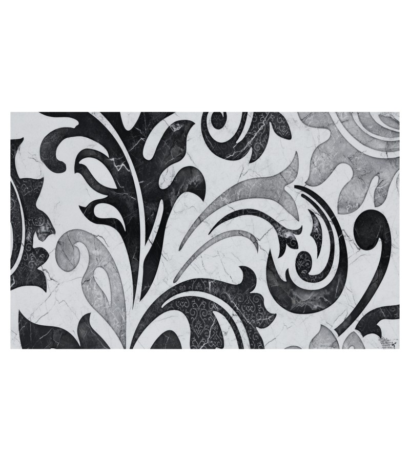 კერამიკ. ფილა   ELEGANT DAMASK BLACK DECOR  A N K A  30*60
