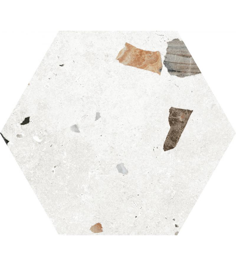 კერამ. ფილა HEX SONAR WHITE 22X25  CODICER