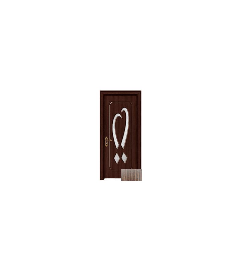 კარი მინით  KM-281 ზომა  215*75*4 ფერი  Walnut (7-5)