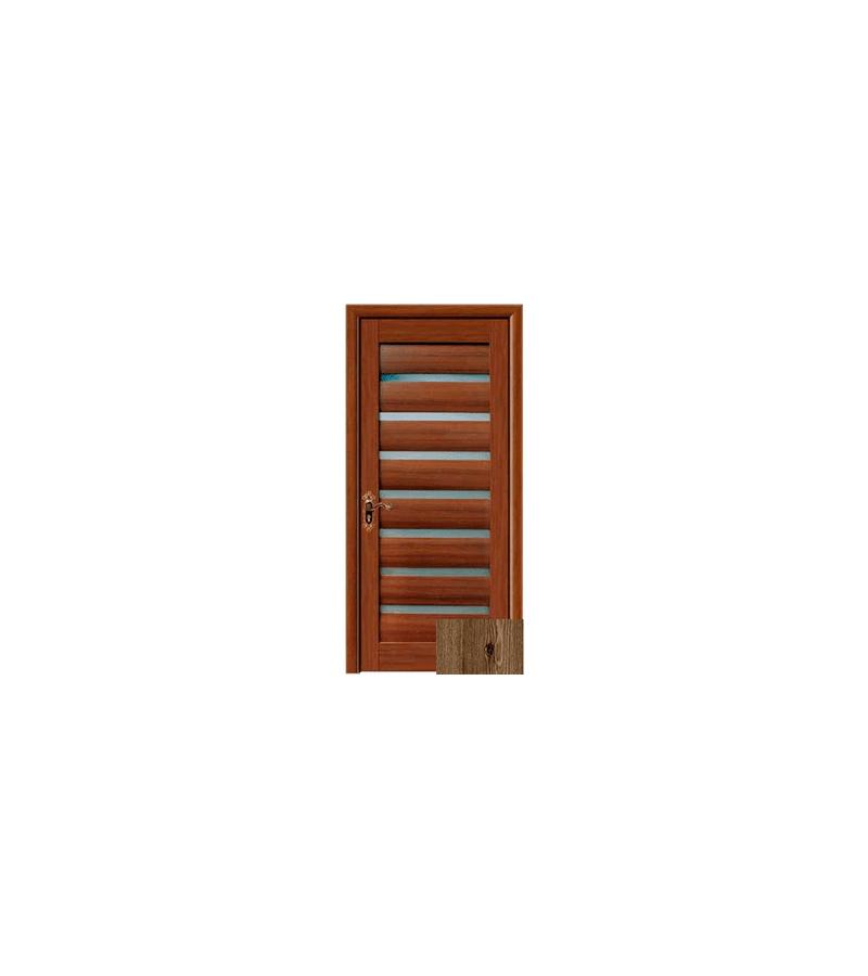 კარი მინით  KMC-030  ზომა  215*80*4 ფერი  Ancient Pine  (KCN-16)