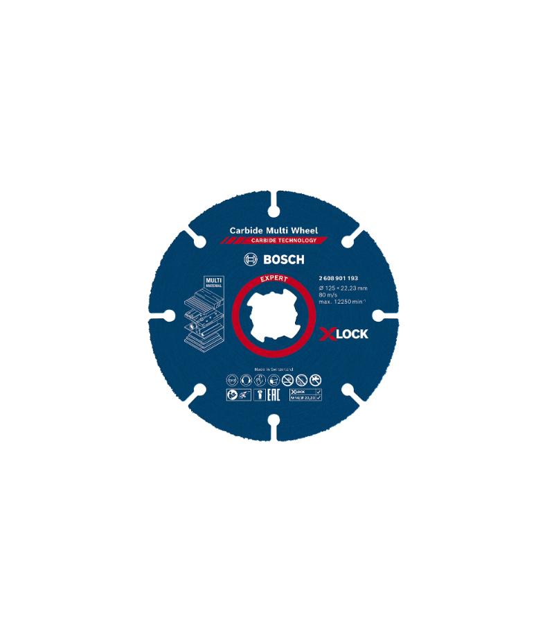 საჭრელი დისკი  Ø125  RBE X-LOCK   #2608901193    მწარ. BOSCH