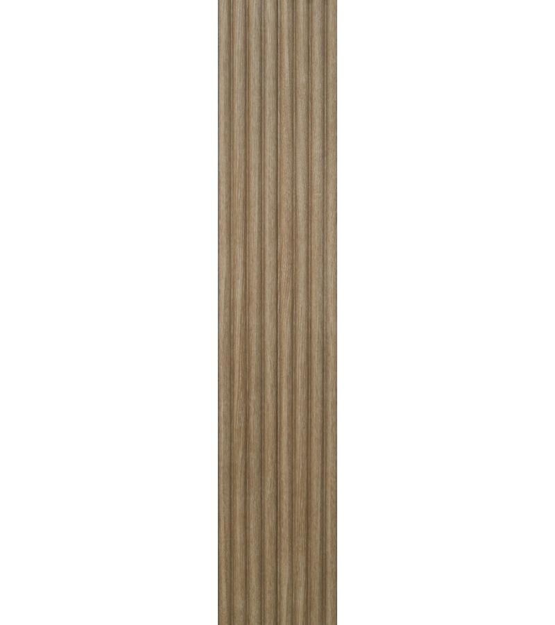 დეკორატიული პანელი  LB-2200/1  MDF 18*100*2800  MATT DELPHI OAK 3039  მწარ.  AGT