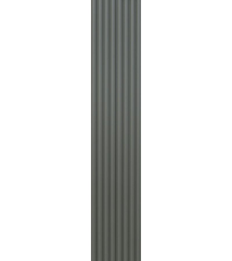 დეკორატიული პანელი  LB-2200/2  MDF 18*100*2800  SOFT TOUCH STONE GREY 728  მწარ.  AGT