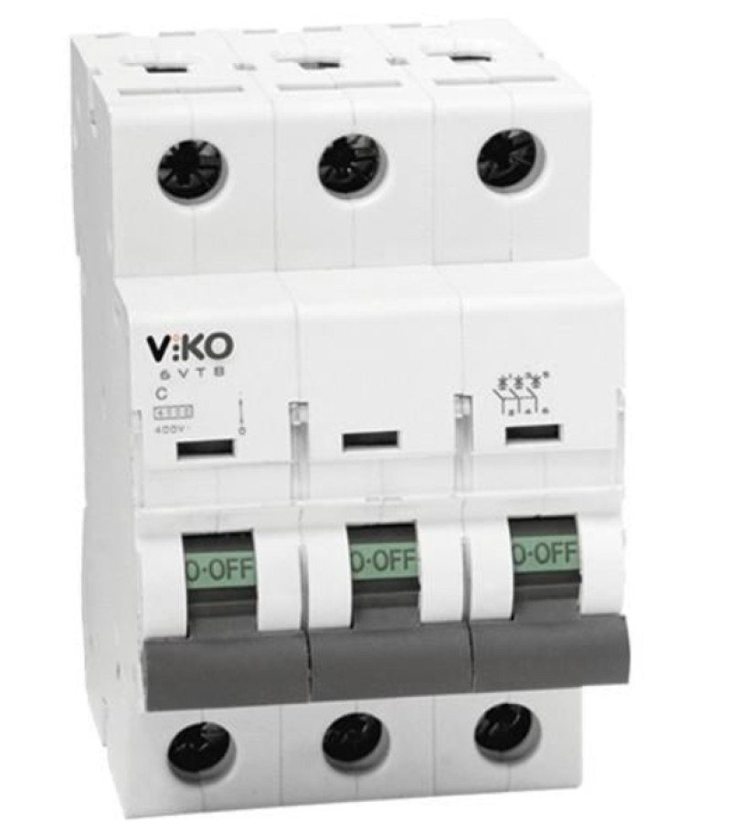 Защита электрическая 3*63А С 4,5 кА 6ВТБ-3С63 VIKO