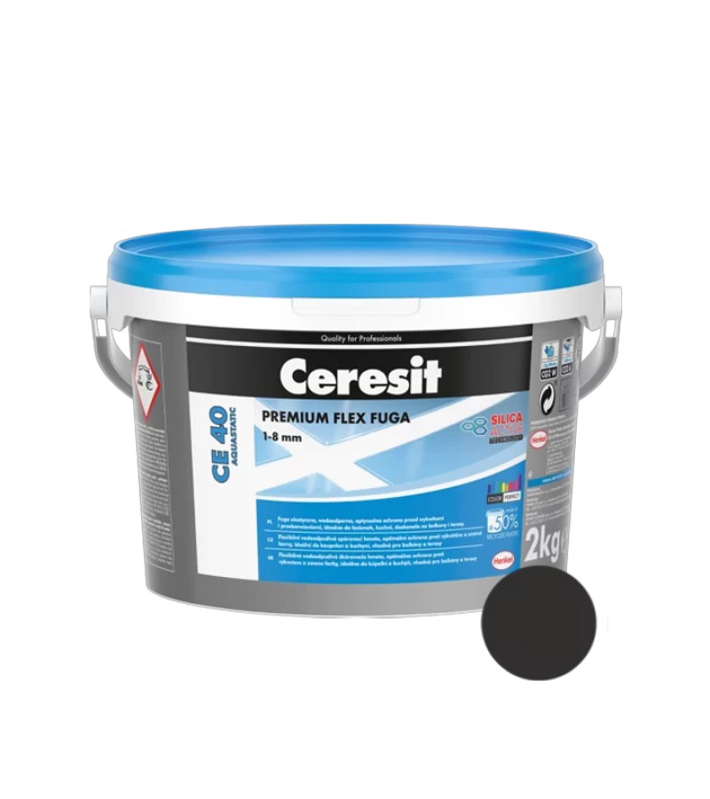 ფუგა ceresit CE-40 2 კგ წყალმდეგი (შავი)