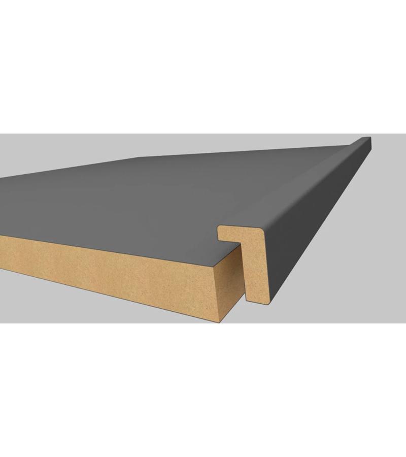 პროფილი  L კუთხე  MP-1047/07  MDF 16*25*2800  MATT LIGHT WALNUT 239 მწარ.  AGT
