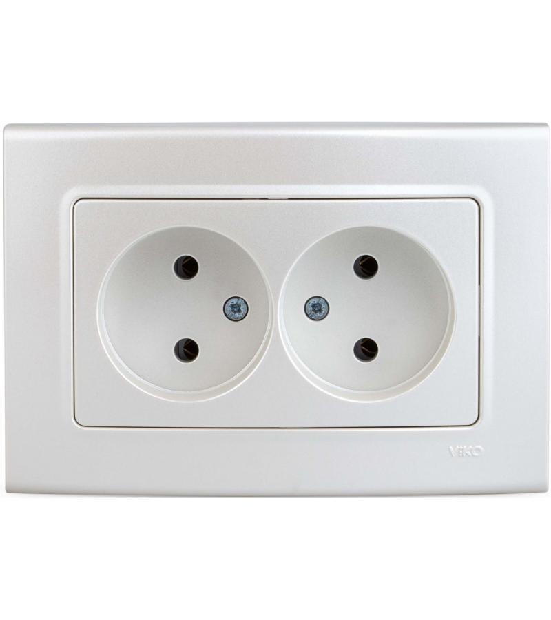 როზეტი  2-ნი  LINNERA LIFE SEDEF BEYAZ   #90403055-MD  VIKO by Panasonic