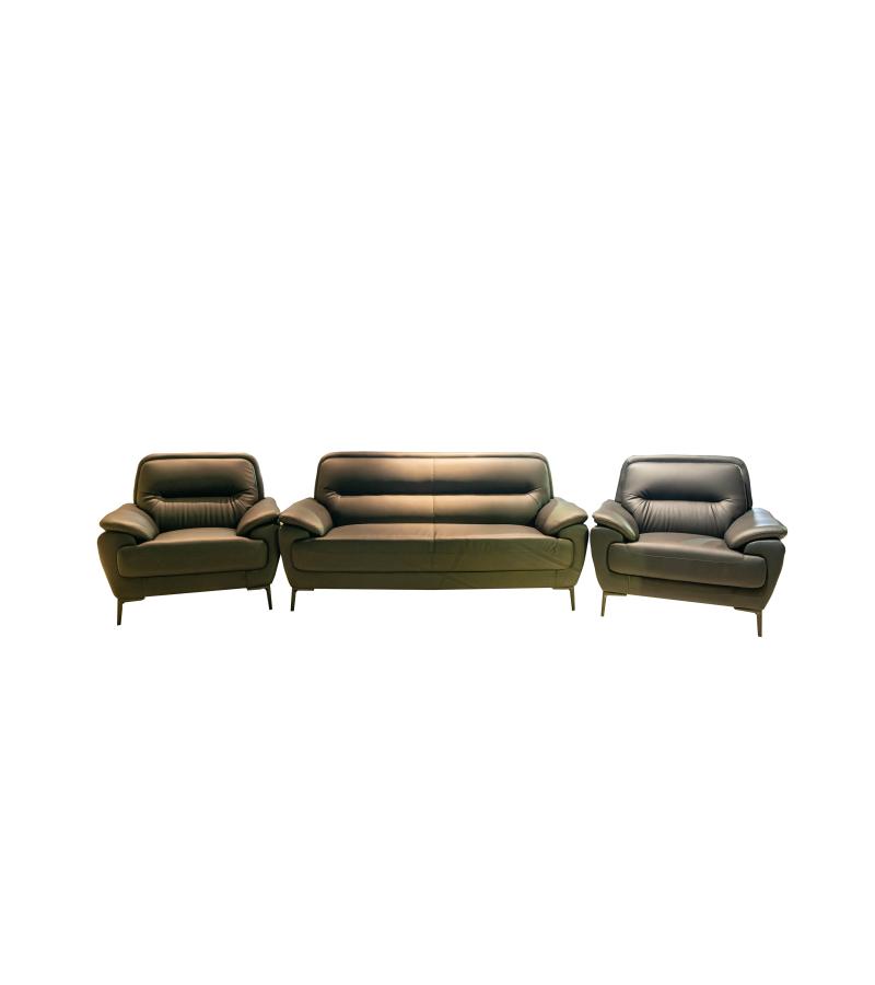 დივანი 3+1+1  #FSMD-H136   ფერი: BLACK