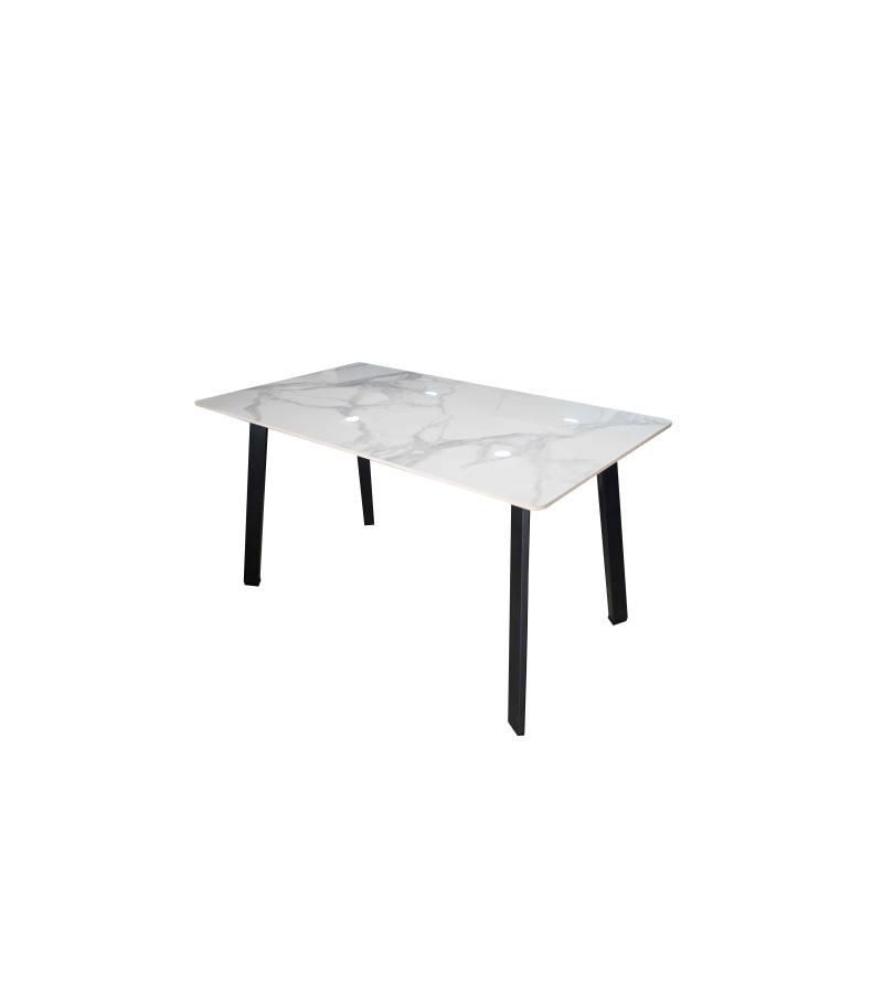მაგიდა  FSLR-906-WG   ზომა.140*80   ფერი: Glosy White