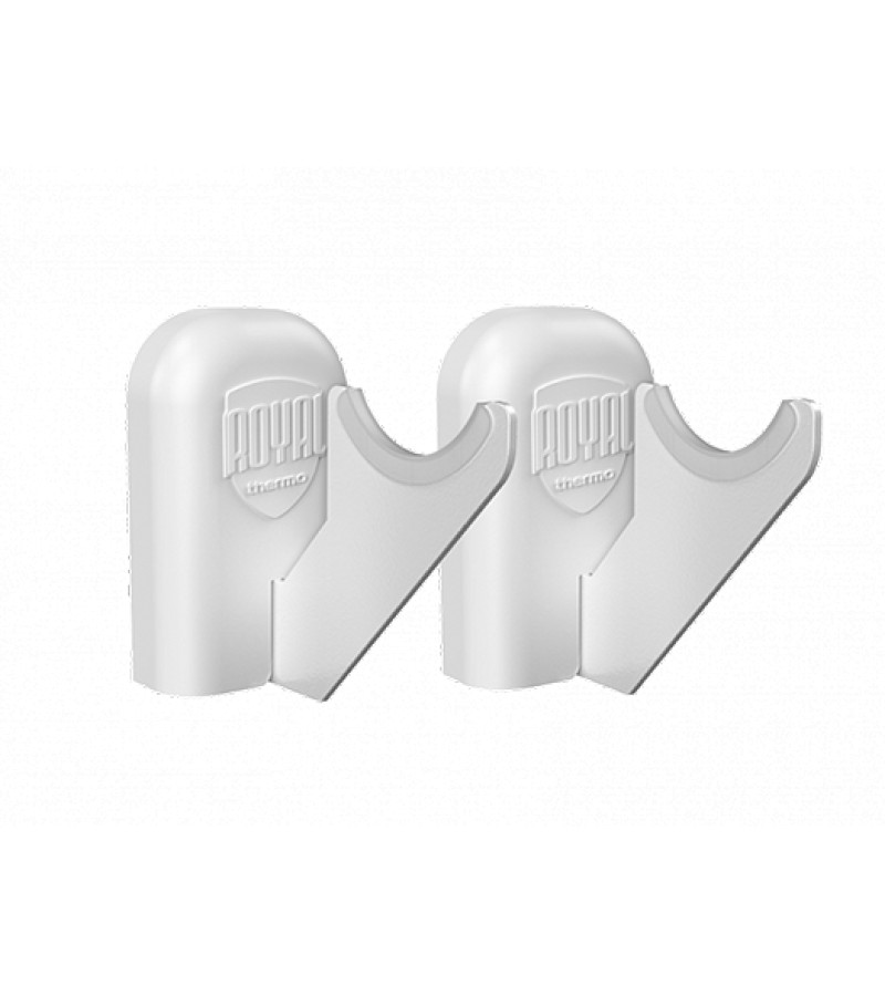 Sectional radiator bracket set for wall RTD100W (White) Bitter. Royal Thermo