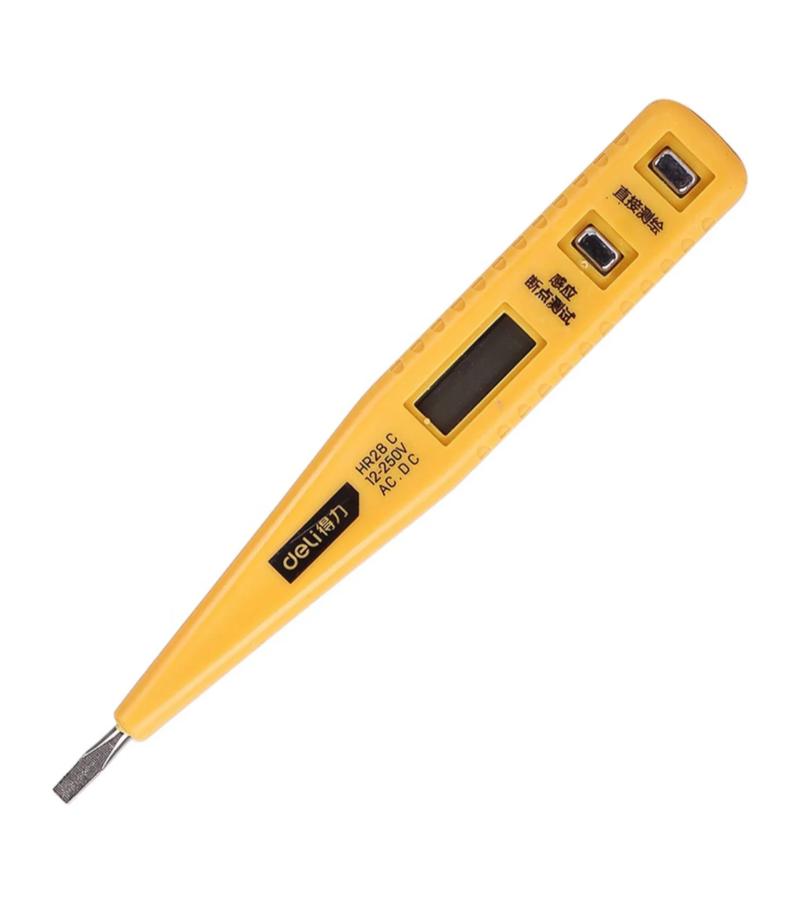 ვოლტაჟობის ტესტერი  12-250V  DL8003    მწარ.  deli 