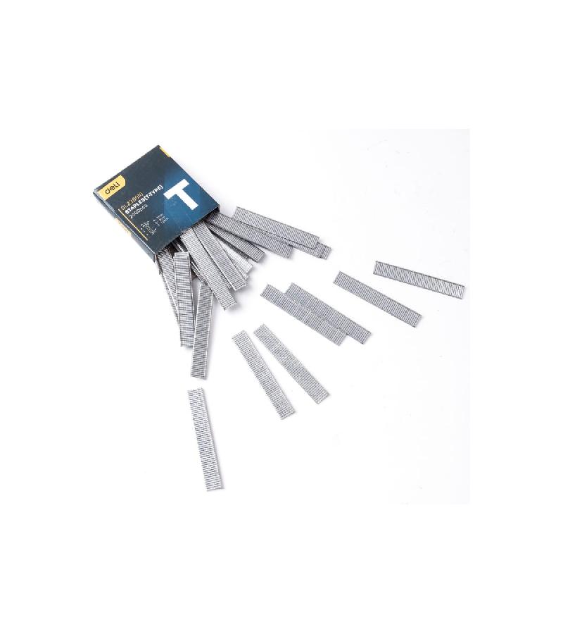 სტეპლერის ტყვია  10*2*1.2mm (2000ც)  DL238010    მწარ.  deli 