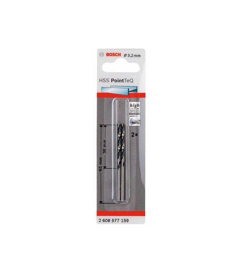 რკინის ბურღი  (2ც)  3.2mm  #2608577159    მწარ. BOSCH