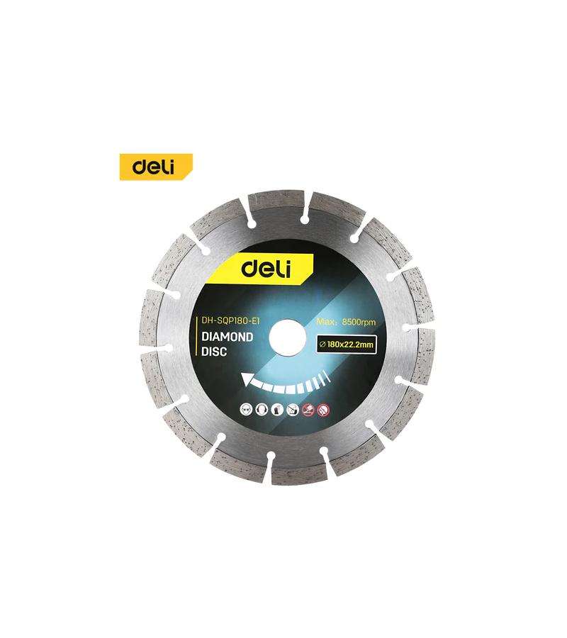 ალმასის საჭრელი დისკი  180*22,2 mm  DH-SQP180-E1    მწარ.  deli 