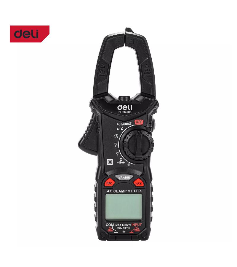 მულტიმეტრი  3 3/4 position CAT III 600V  DL334203    მწარ.  deli 