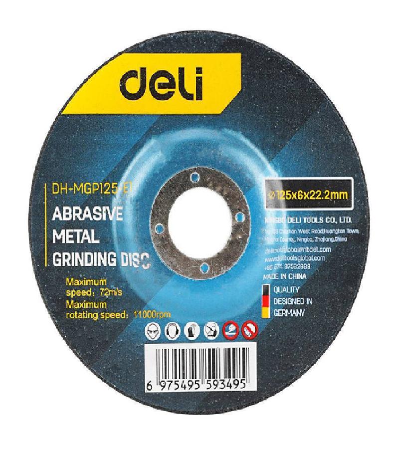 ლითონის საჭრელი დისკი  125*6,0*22,2 mm  DH-MGP125-E1    მწარ.  deli 