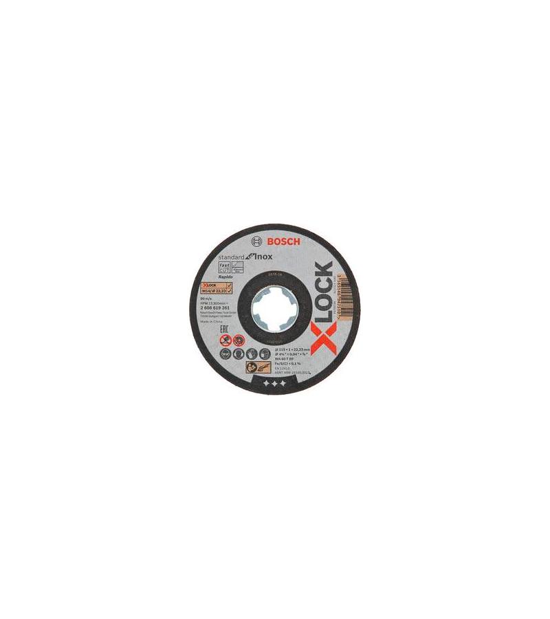 საჭრელი დისკი  115x1x22.23mm   #2608619261    მწარ. BOSCH