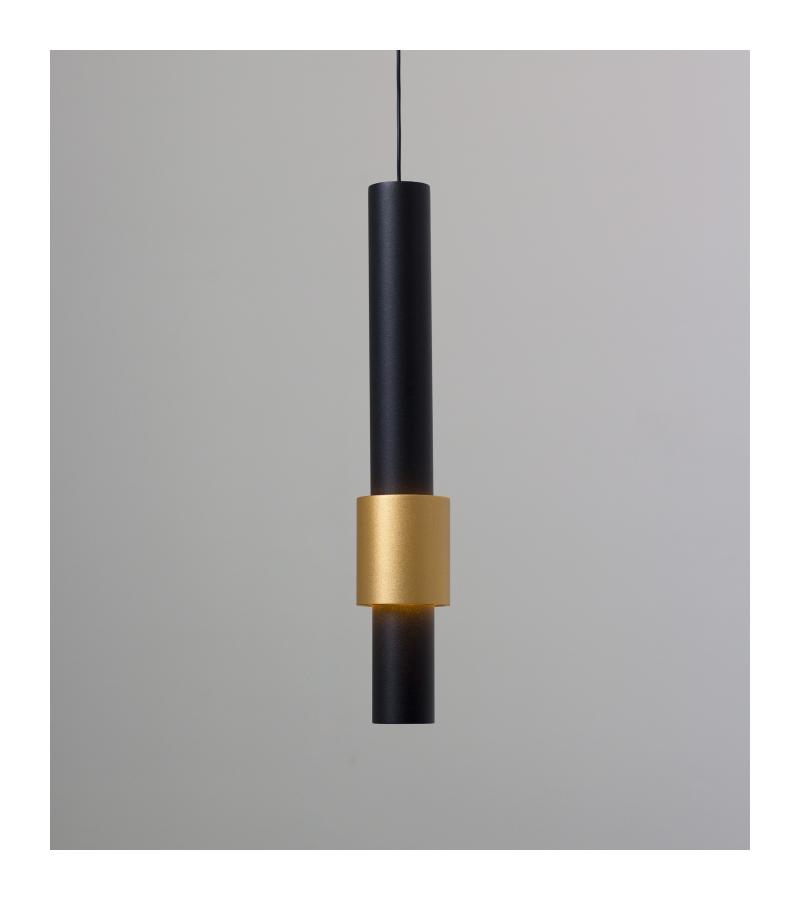 ბარის  სანათი  GZMO-8988  D60*H300  ფერი: BLACK+GOLD BRASS