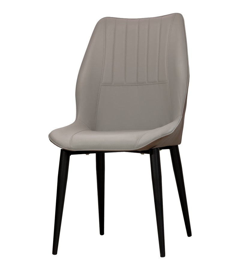 Chair FSSL-343-9017-42 LIGHT GRAY / BROWN