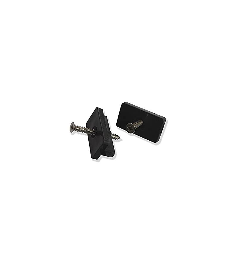 პლას. დამჭერი ჭანჭიკით სისტემა დეკი  #Plastic clips for decking  ფერი  #HS105 Coffe Color 