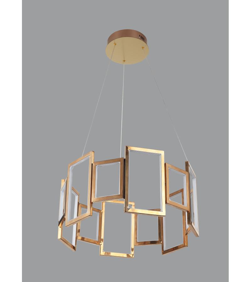 ჭაღი  LED   GZMK-D230411-D600  ფერი. GOLD