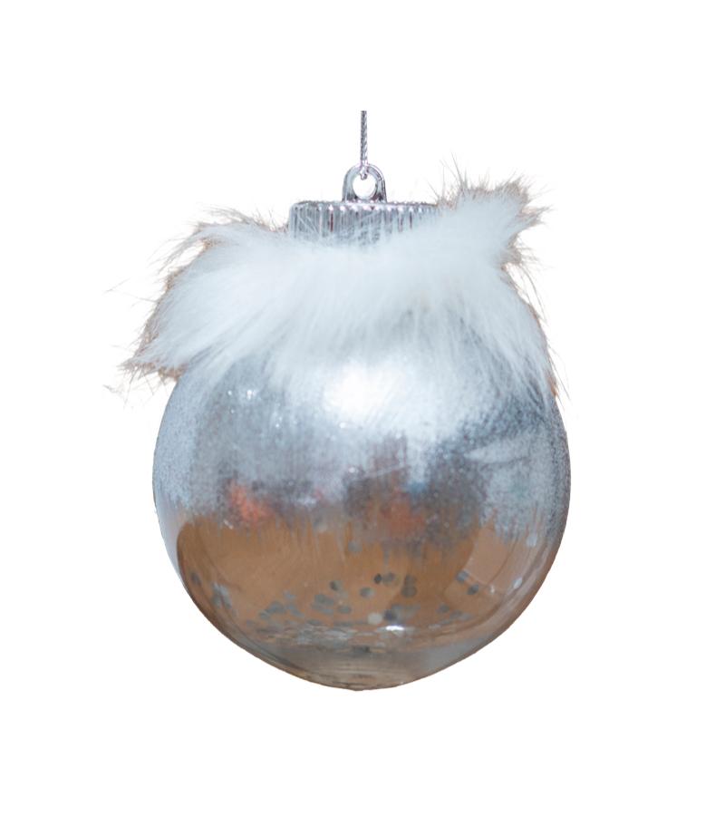 საახალწლო სათამაშო   ბურთულა  3ც  8 სმ  LILI-A3-10039S8