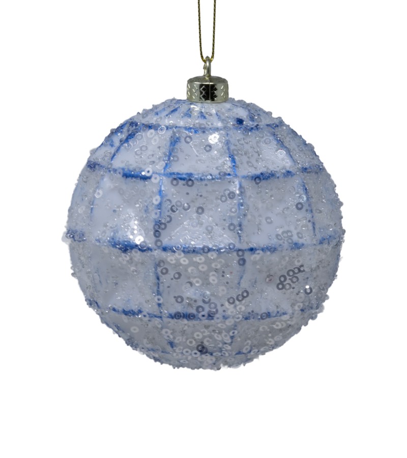 საახალწლო სათამაშო   ბურთულა  2ც  10 სმ  LILI-A3-11044B10